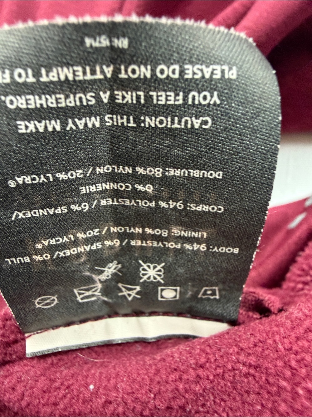 NOBULL Women's Burgundy Hooded Pullover Sweatshirt - Picture 7 of 9